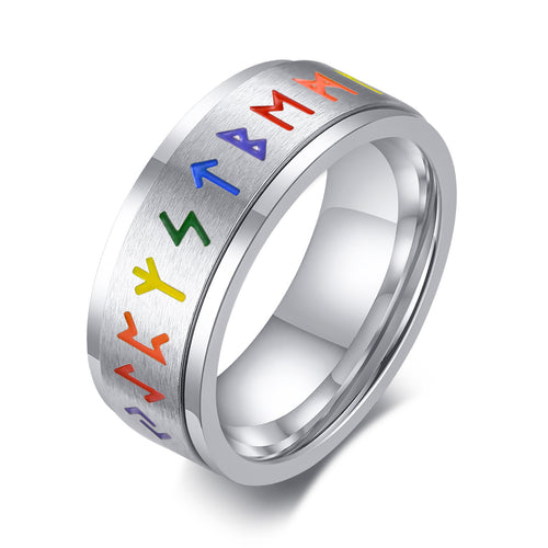 Rainbow Pride Symbol Ring - ThePrideColors