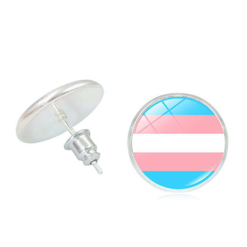 #Pride Stone Stud Earrings