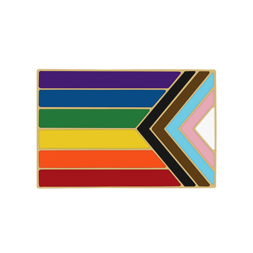 Progress Pride Flag Pin - ThePrideColors