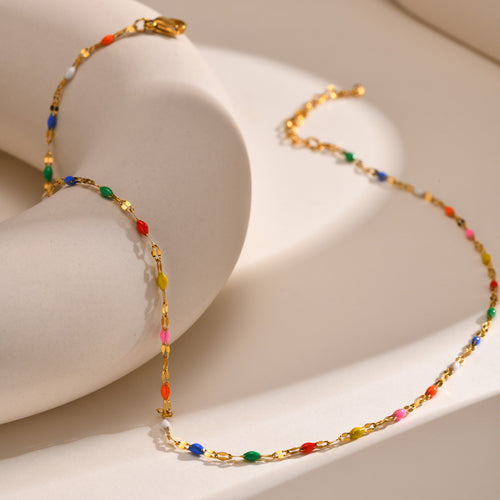 Rainbow Pride Beaded Necklace - ThePrideColors