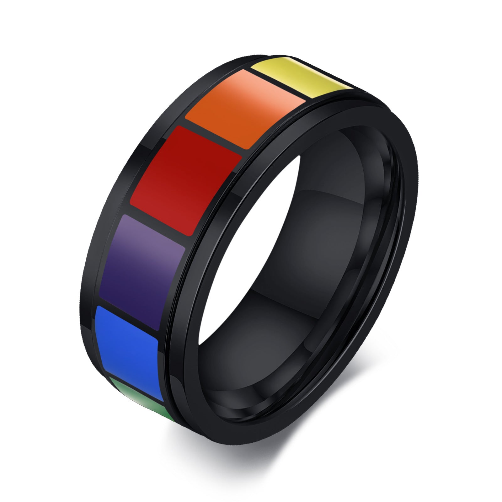 Rainbow Pride Band Ring