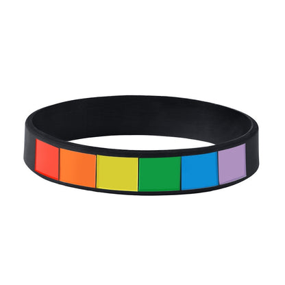 Speak Volumes: Rainbow Stackable Bracelets