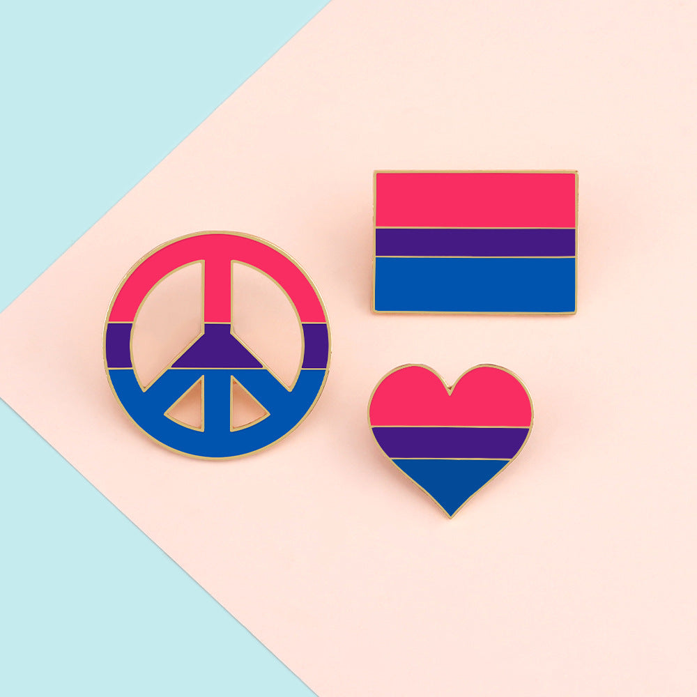 Bisexual Pride Enamel Pins