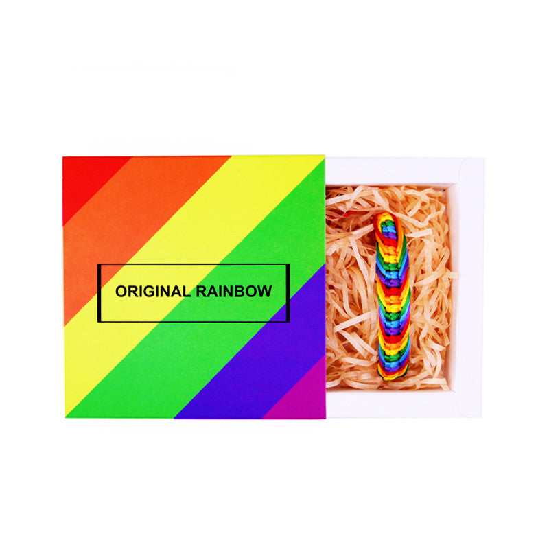 Rainbow Pride Woven Cord Bracelet