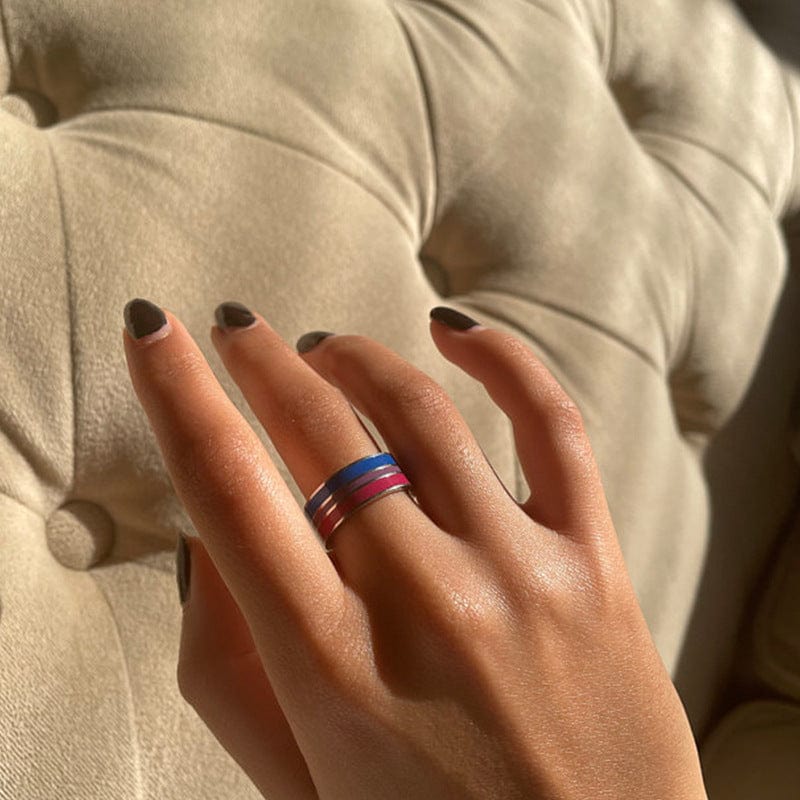 Bisexual Pride Ring | LGBT+ Pride Merch