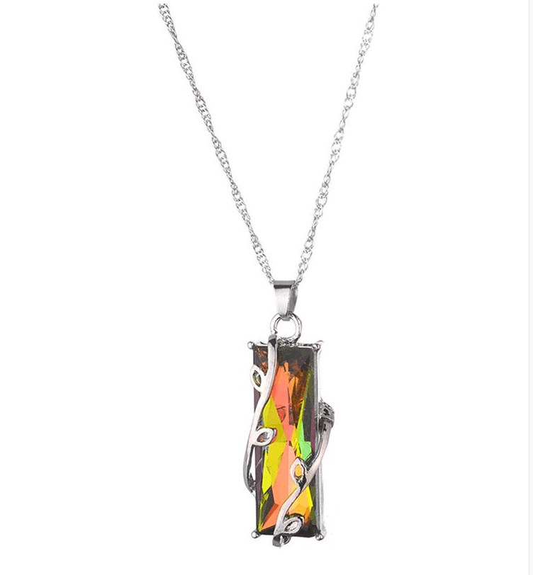 Eternal Love Pride Pendant Necklace in Rainbow - LGBT+ Jewelry