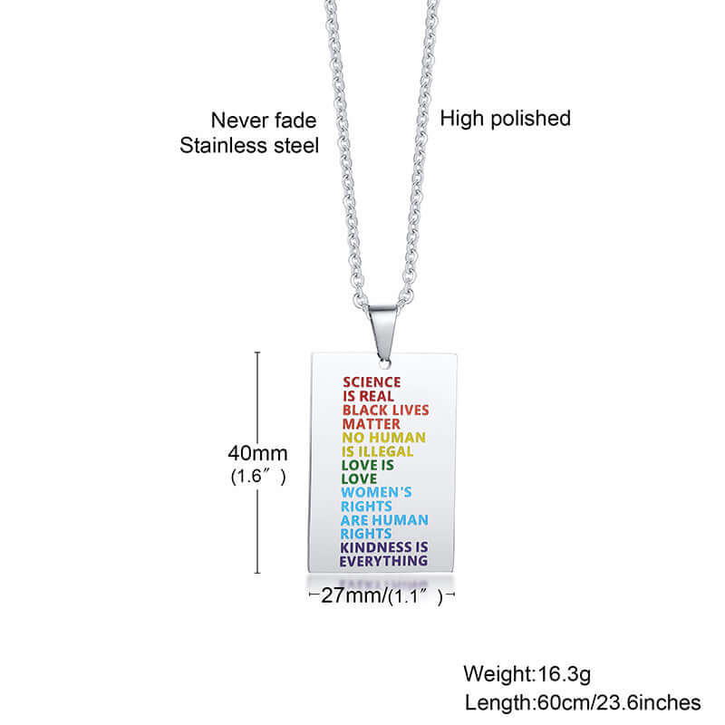 Pride Necklace - Hot Selling merch necklaces thepridecolors