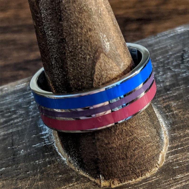 Bisexual Pride Ring | LGBT+ Pride Merch