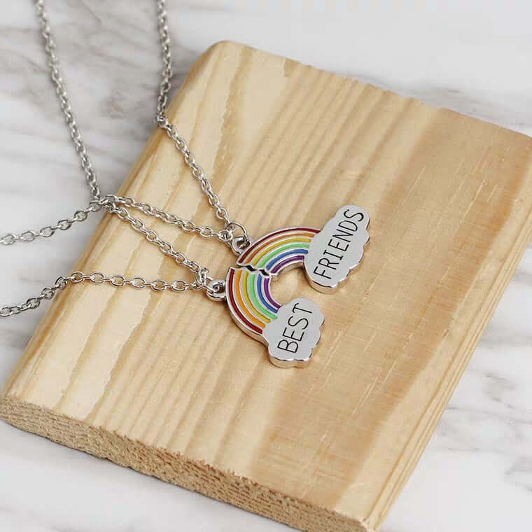 Pride Best Friends Pendant Necklace merch Necklace thepridecolors