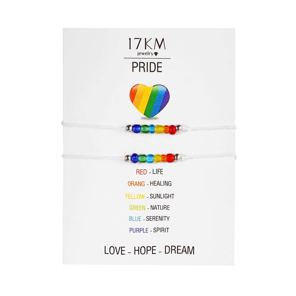 Two-Piece Retro Pride Bracelet Set merch Bracelet thepridecolors