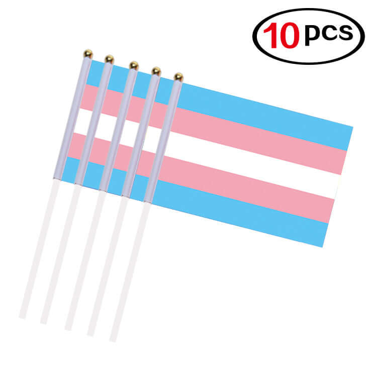 Mini Pride Flags - 10 Pieces  accessories thepridecolors