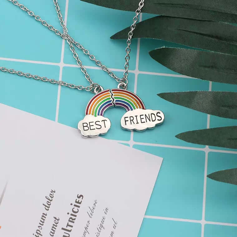 Pride Best Friends Pendant Necklace merch Necklace thepridecolors