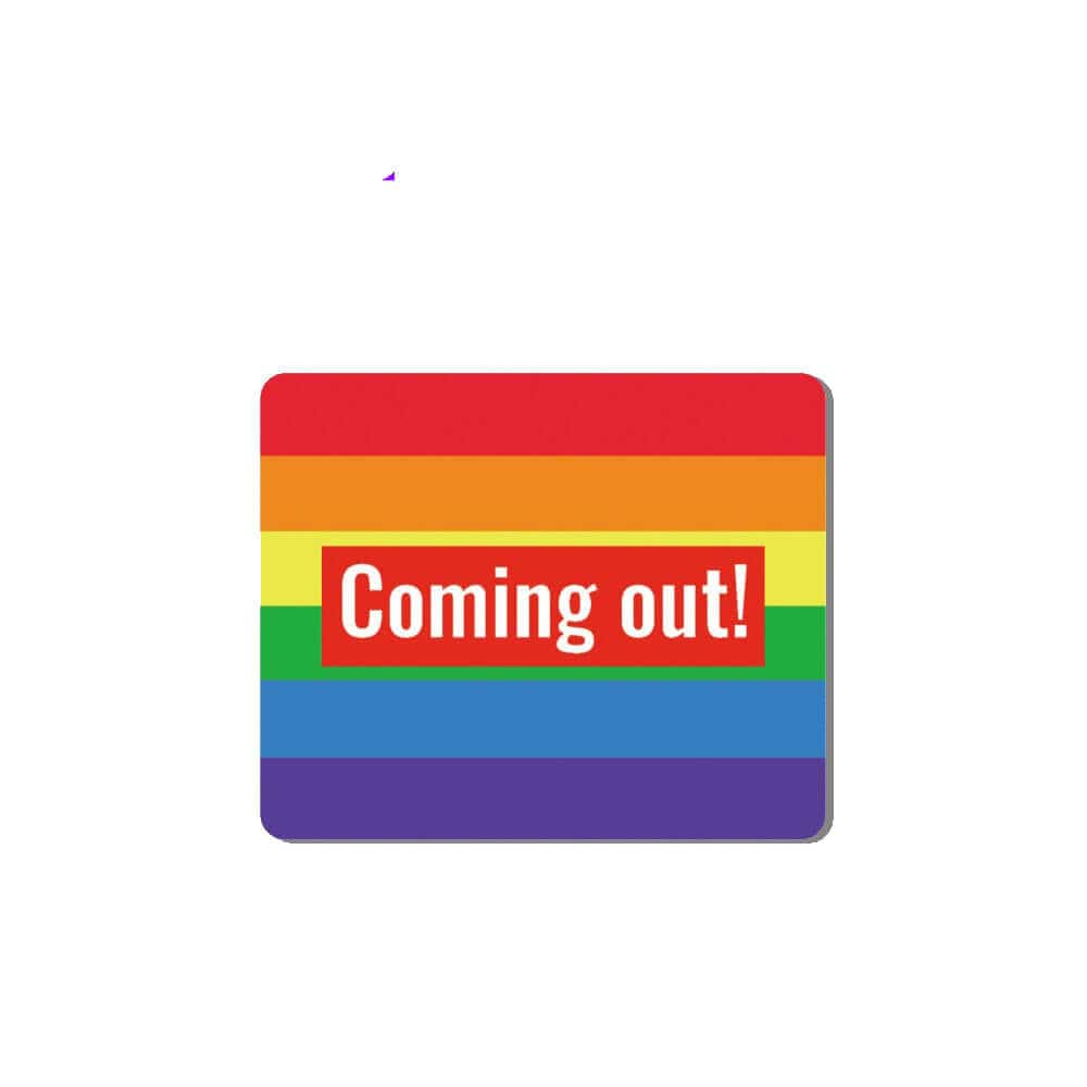 Rainbow Mouse Pad | LGBT+ Pride Merch by ThePrideColors