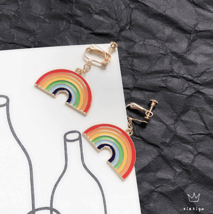 Rainbow Earrings/Necklace/Bracelet merch Earring thepridecolors
