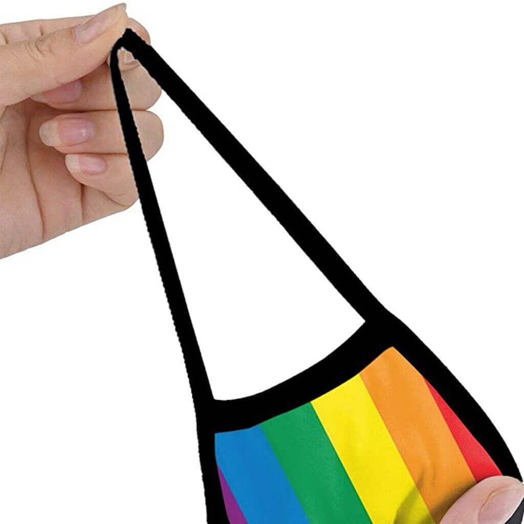 Gay Pride Face Mask merch accessories thepridecolors