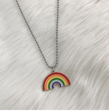 Rainbow Earrings/Necklace/Bracelet merch Earring thepridecolors