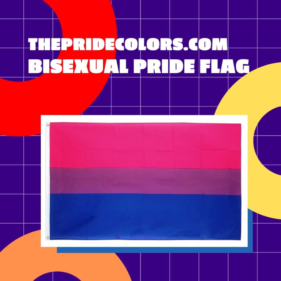 Bisexual Pride Flag - 90x150cm - 3X5 ft bi, bisexual, flag, flags, free, Hidden recommendation, merch standard pride flags thepridecolors