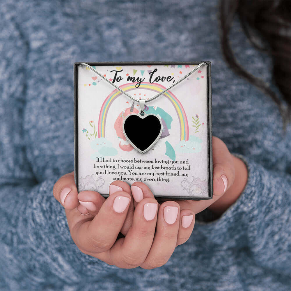 To My Love | Personalized Luxury Necklace  Jewelry thepridecolors