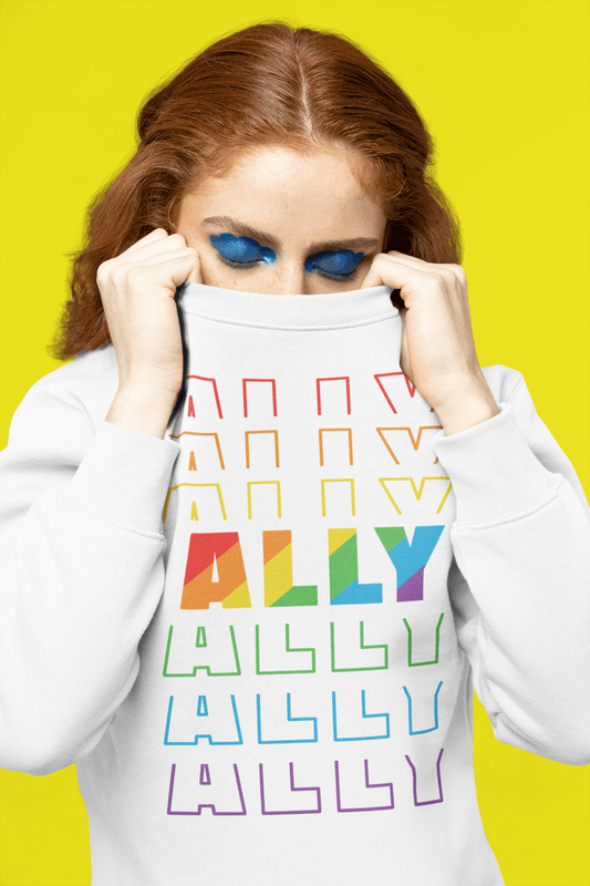 Gay Pride Ally | LGBT+ Merch | Pride Unisex Sweatshirt