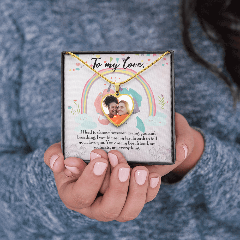 To My Love | Personalized Luxury Necklace  Jewelry thepridecolors