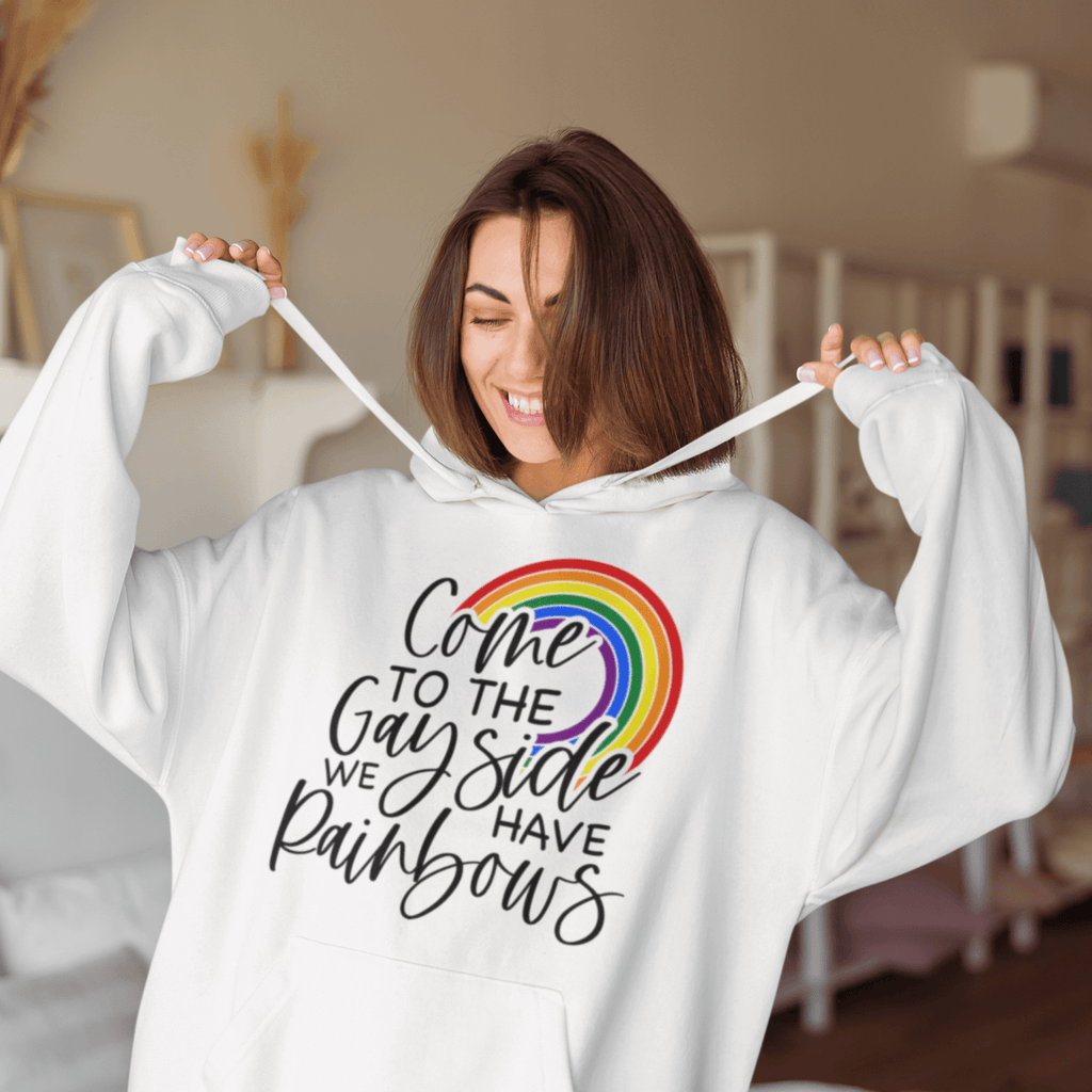 Come To The Gay Side | LGBT+ Merch | Unisex Gay Pride Hoodie