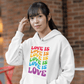 Love Is Love | Pride Merch | LGBT+ Unisex Hoodie