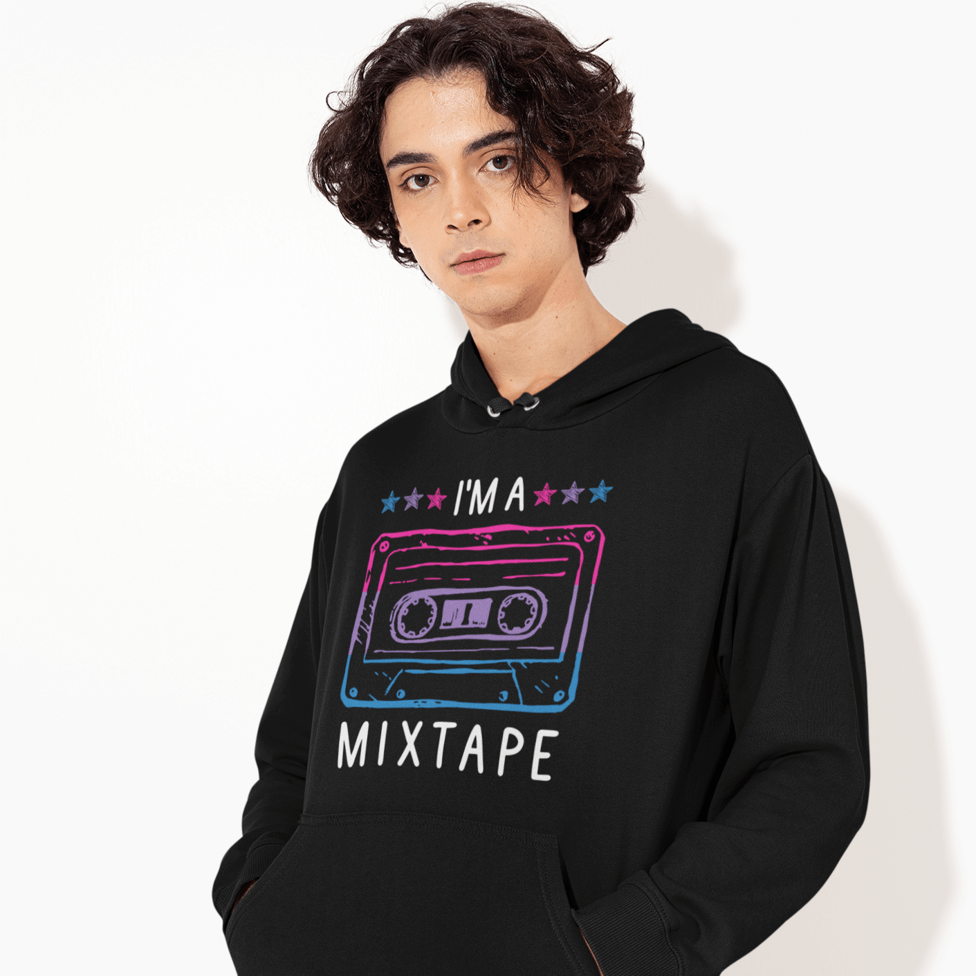 I'm A Mixtape | LGBT+ Merch | Bisexual Pride Unisex Hoodie