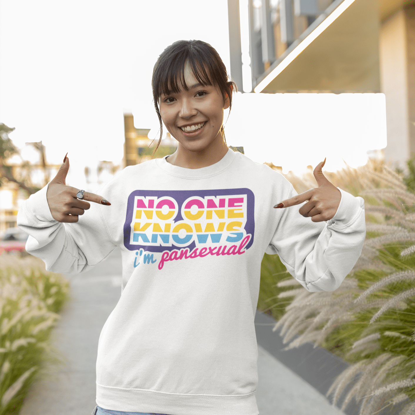 I'm Pansexual | Pride Merch | Pan LGBT+ Unisex Sweatshirt