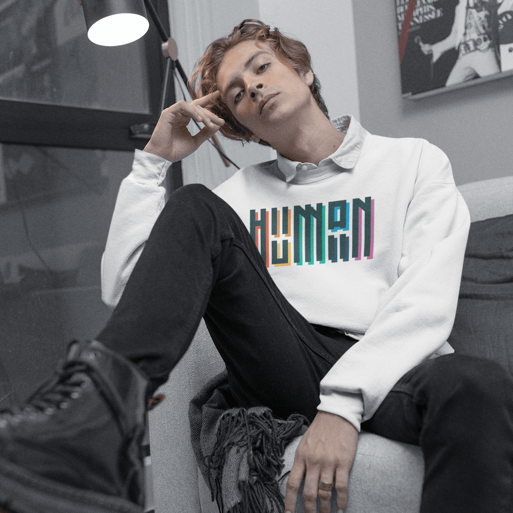 Human Rainbow Sweatshirt | LGBT+ Merch | Unisex Gay Pride Sweatshirt sweat, sweatshirt Sweatshirts thepridecolors