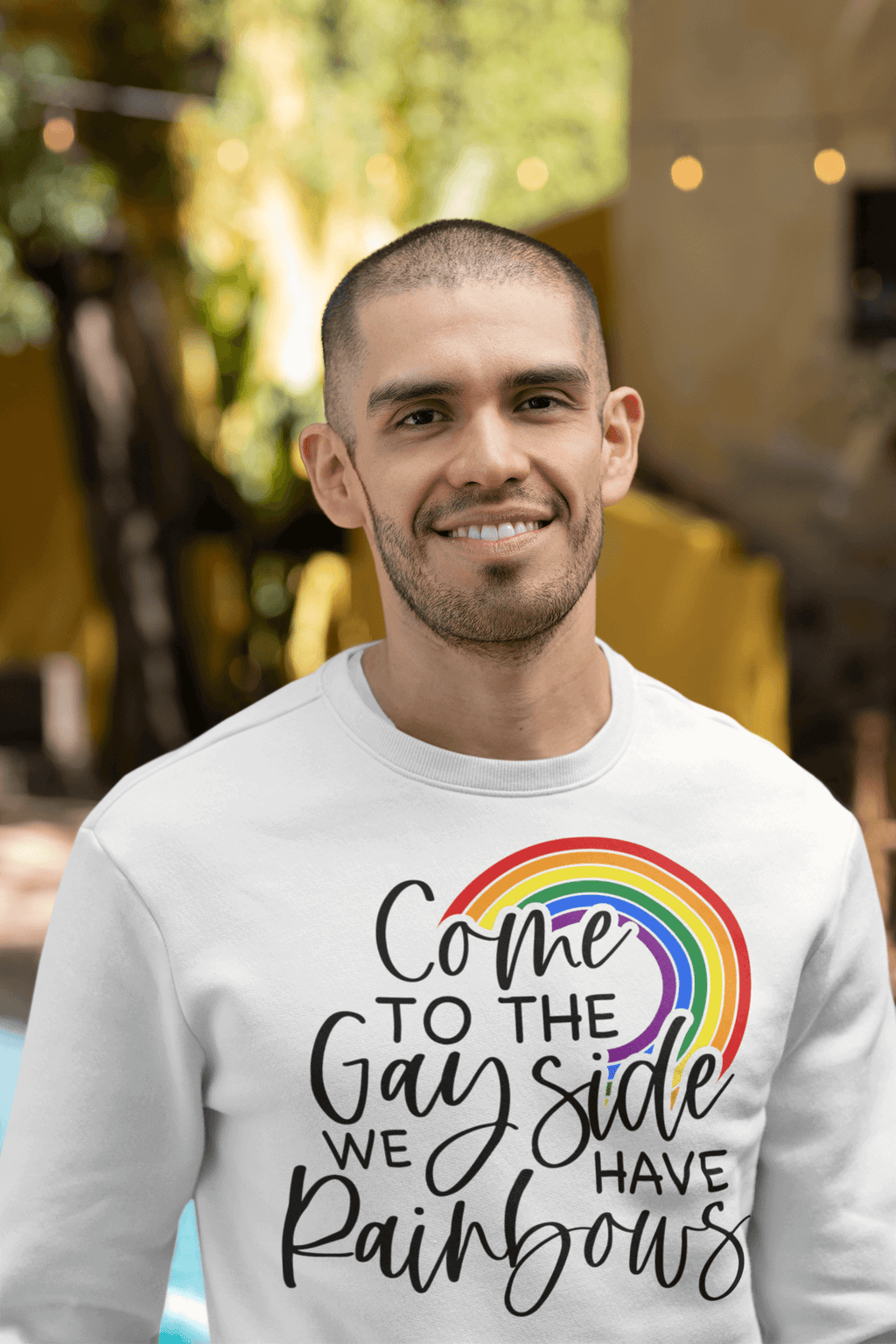 Come To The Gay Side | LGBT+ Merch | Unisex Gay Pride Sweatshirt