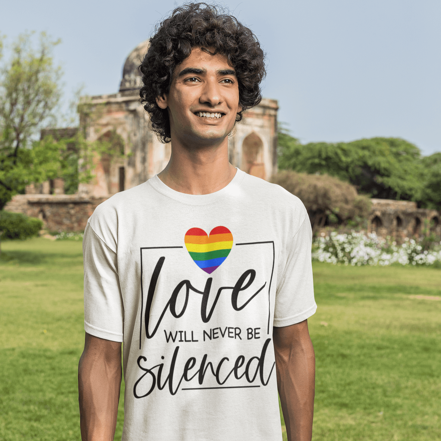 Love Will Never Be Silenced | LGBT+ Merch | Unisex Gay Pride T-Shirt