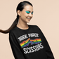 Rock, Paper, Scissors | LGBT+ Merch | Lesbian Pride Unisex Sweatshirt