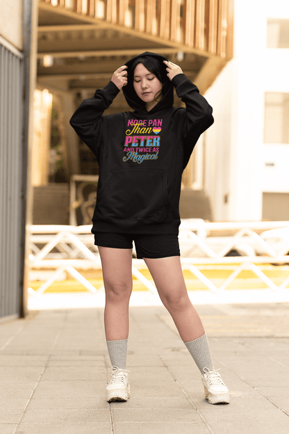 More Pan Than Peter | LGBT+ Merch | Pansexual Pride Unisex Hoodie