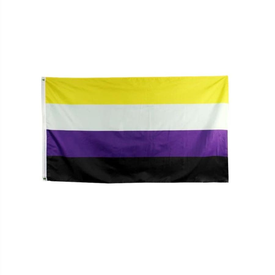 Non Binary Pride Flag - LGBT+ Merch | 3X5 ft binary, flag, flags, free, Hidden recommendation, merch, nb, non, non binary, nonbinary standard pride flags thepridecolors
