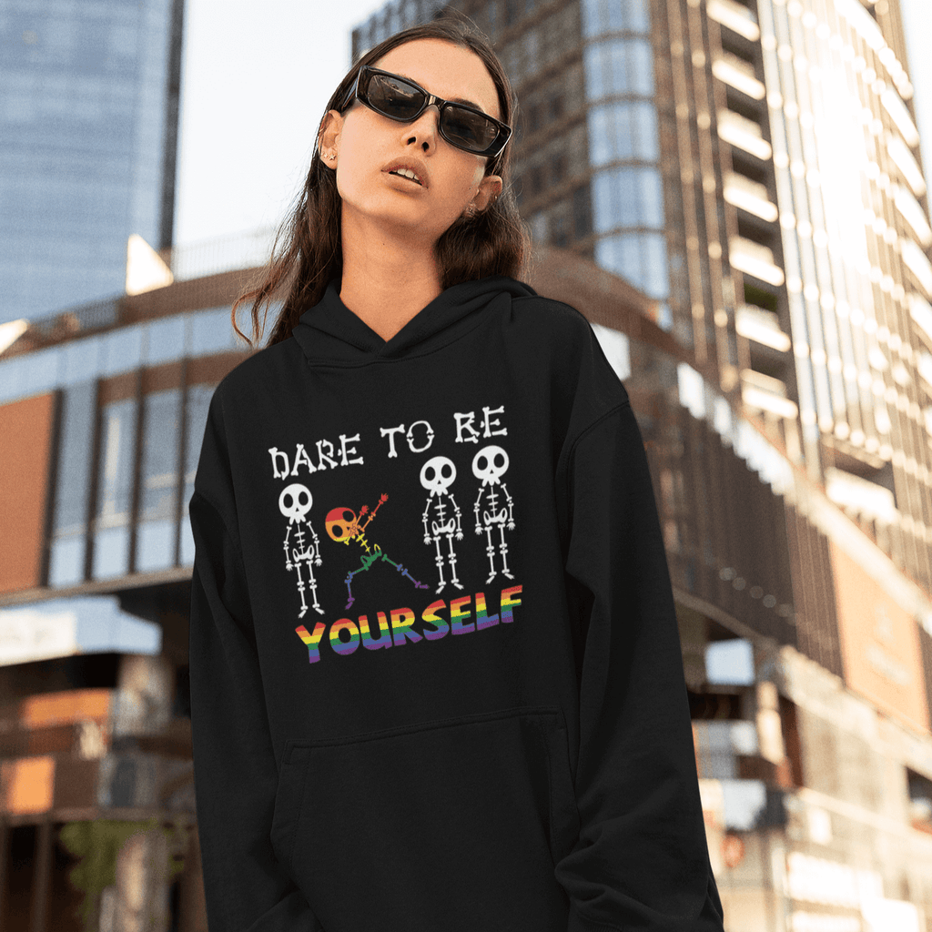 Dare To Be Yourself | LGBT+ Merch | Gay Pride Unisex Hoodie