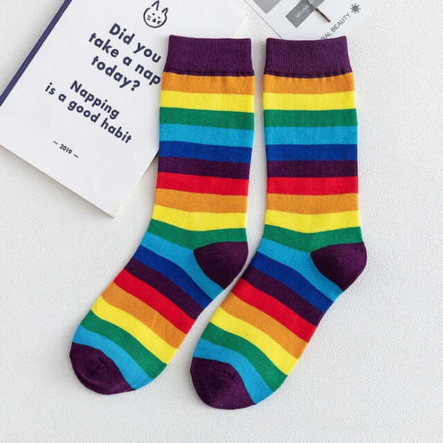 Rainbow Socks merch, sock, socks socks thepridecolors