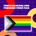 Progress Pride Flag - LGBT+ Merch |  3X5 ft flag, flags, free, merch standard pride flags thepridecolors