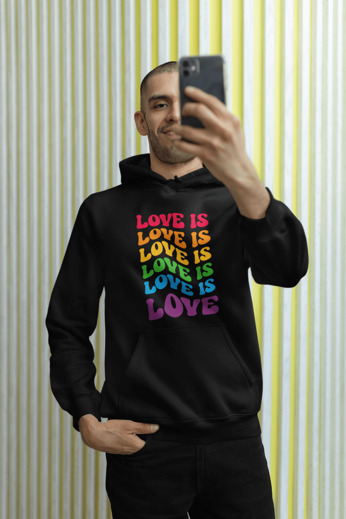 Love Is Love | Pride Merch | LGBT+ Unisex Hoodie