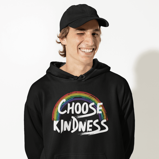 Choose Kindness | LGBT+ Merch | Pride Unisex Hoodie hoodie, hoodies Sweatshirts thepridecolors