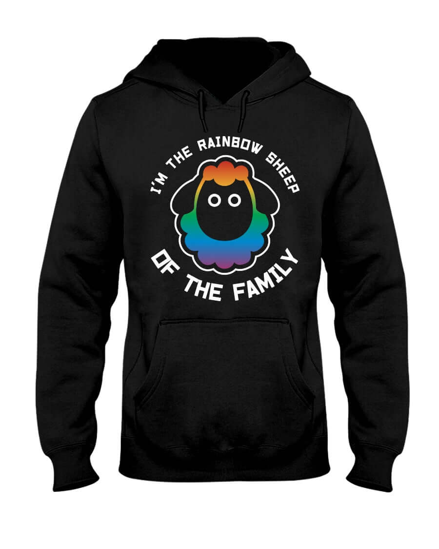 I'm The Rainbow Sheep Of The Family | LGBT+ Merch | Unisex Pride Hoodie hoodie, hoodies Sweatshirts thepridecolors