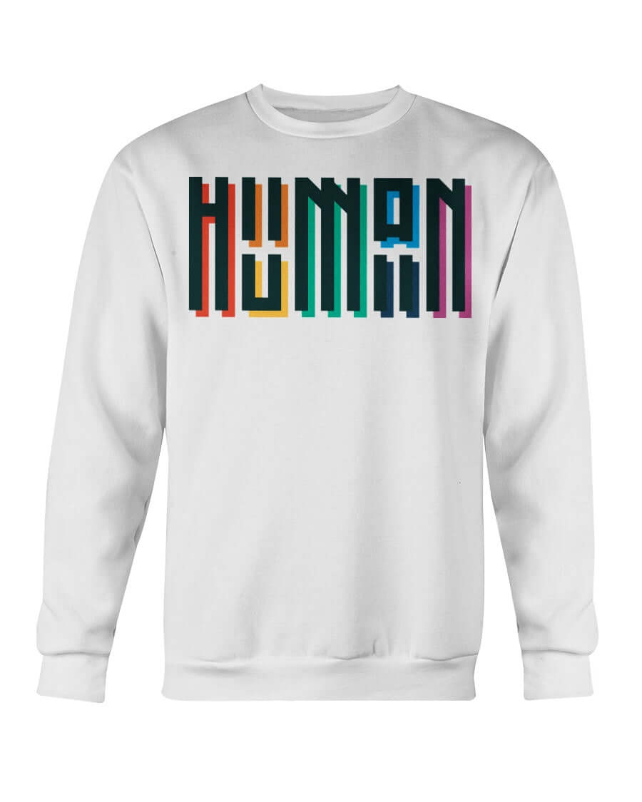 Human Rainbow Sweatshirt | LGBT+ Merch | Unisex Gay Pride Sweatshirt sweat, sweatshirt Sweatshirts thepridecolors