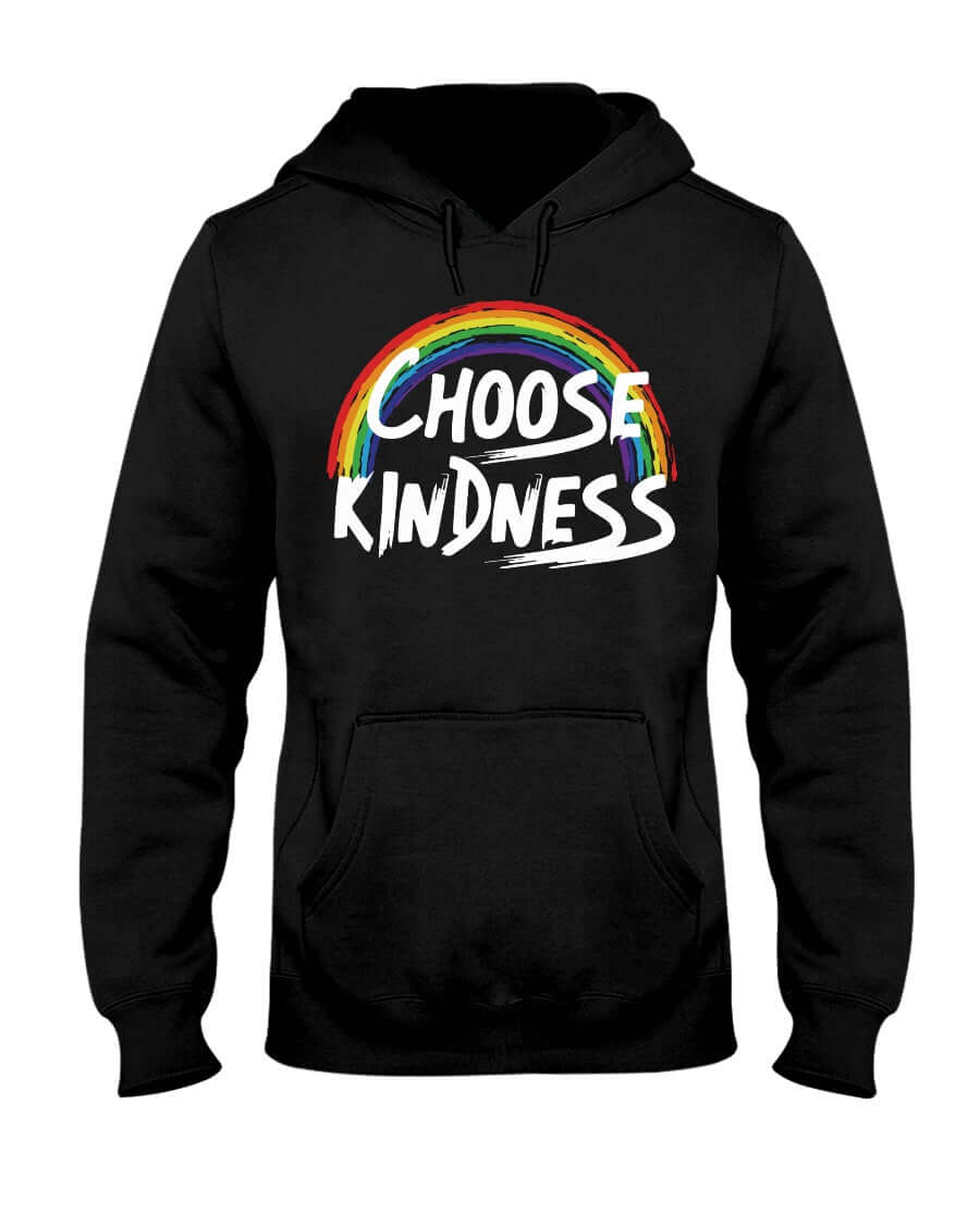 Choose Kindness | LGBT+ Merch | Pride Unisex Hoodie hoodie, hoodies Sweatshirts thepridecolors