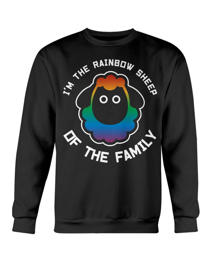 I'm The Rainbow Sheep Of The Family | LGBT+ Merch | Unisex Pride Sweatshirt sweat, sweatshirt Sweatshirts thepridecolors