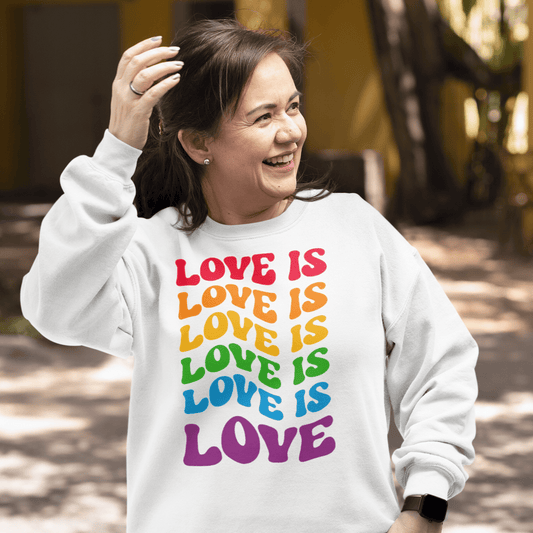 Love Is Love | Pride Merch | LGBT+ Unisex Sweatshirt