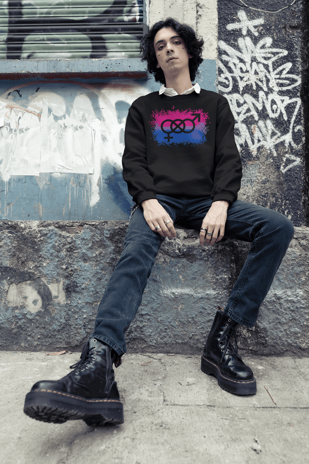 Bisexual | LGBT+ Merch | Bi Pride Unisex Sweatshirt
