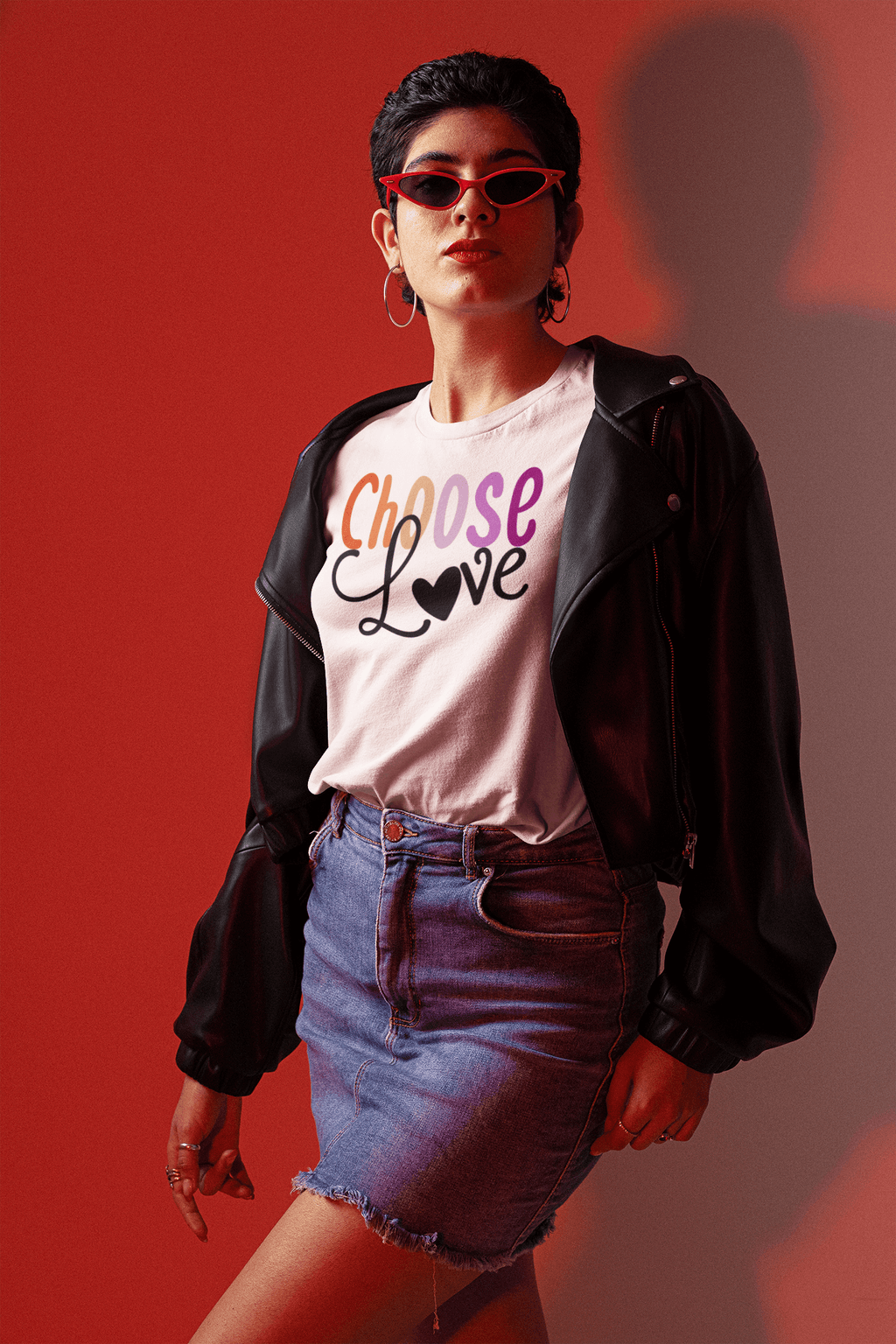 Choose Love | LGBT+ Merch | Unisex Lesbian Pride T-Shirt