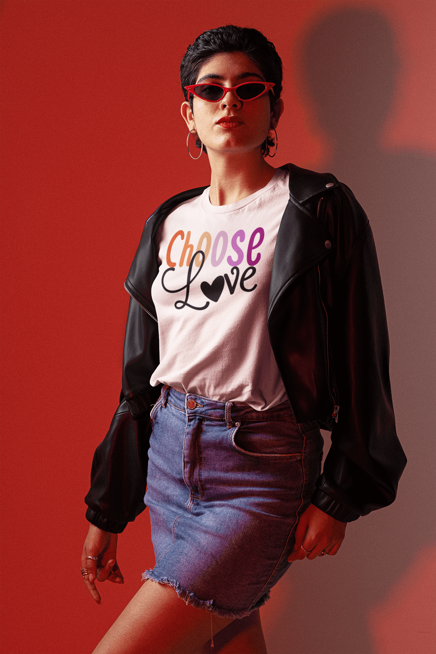 Choose Love | LGBT+ Merch | Unisex Lesbian Pride T-Shirt