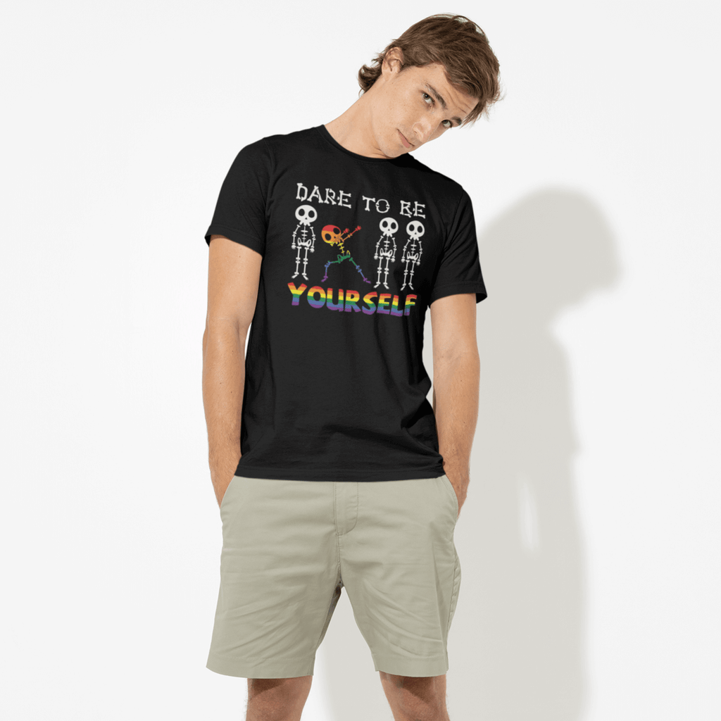 Dare To Be Yourself | LGBT+ Merch | Gay Pride Unisex T-Shirt