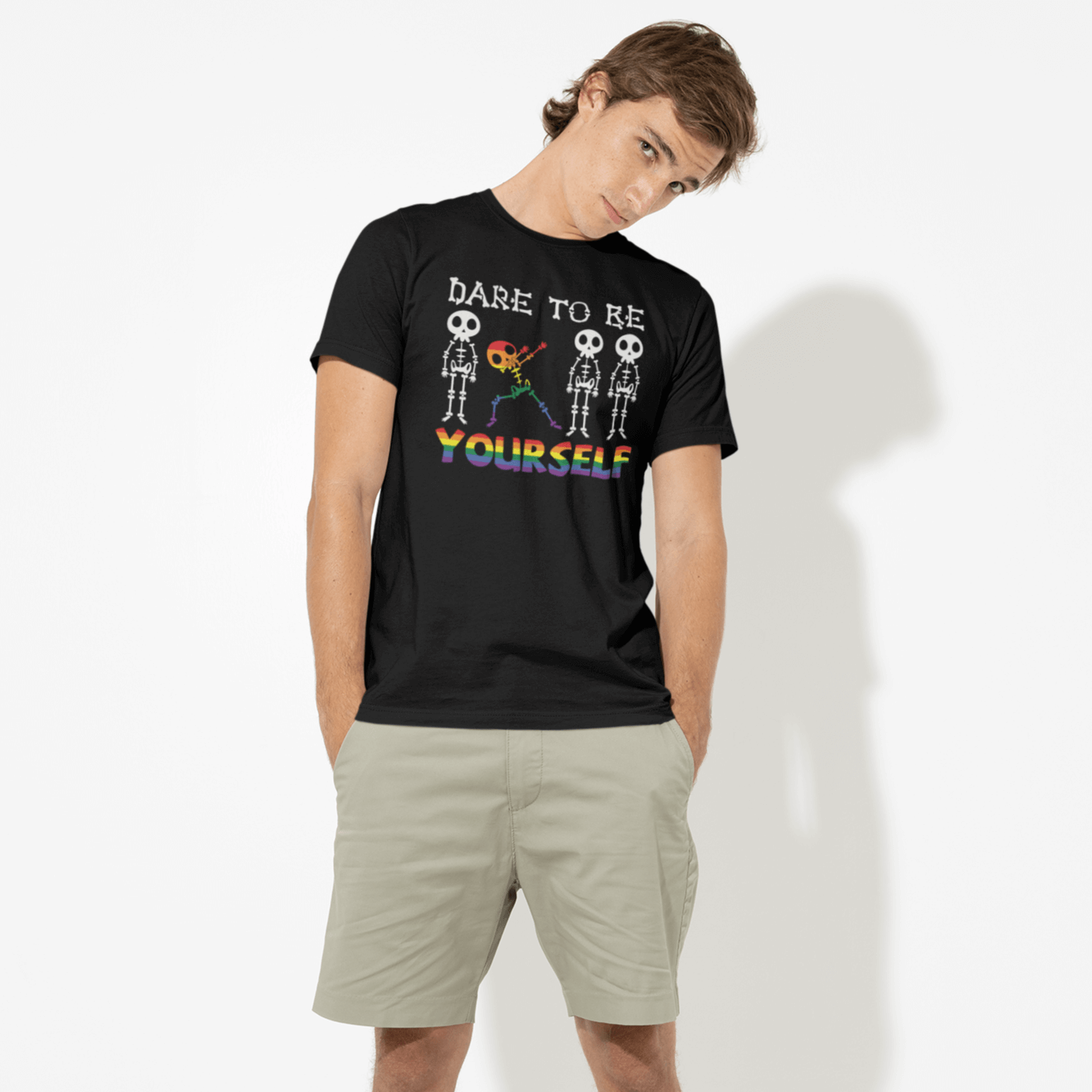 Dare To Be Yourself | LGBT+ Merch | Gay Pride Unisex T-Shirt